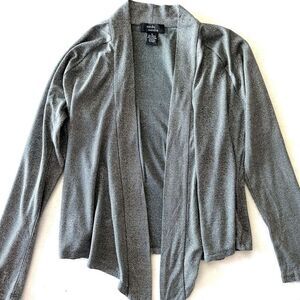 Sandra & Andre Small Open Cardigan Metallic Y2K 90s‎ Top Shrug Wrap Bolero